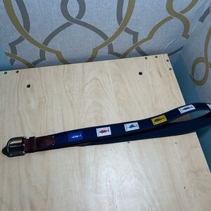 The Belted Cow Company Canvas Fish Tap Belts Men's Size 36/90